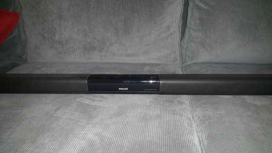 Philips HTL3140B05 2.1 Channel Soundbar Speaker with Wireless Subwoofer - Black