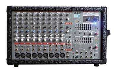 Phonic 1062R 1200W 10-Channel Powered Mixer wDFX