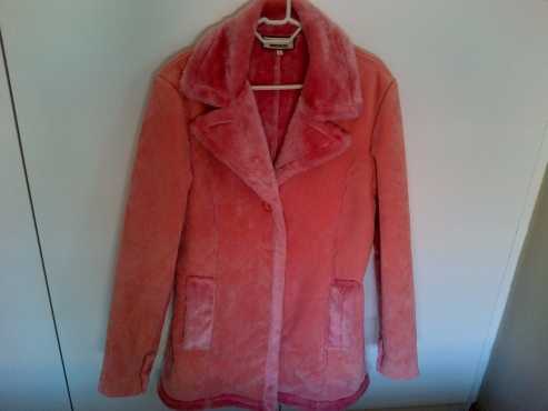 Pink Mink jacket SM