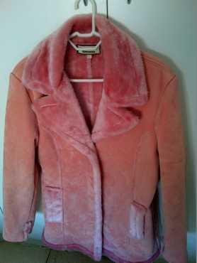 Pink Mink jacket SM