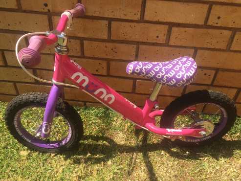 Pink Munn push bike