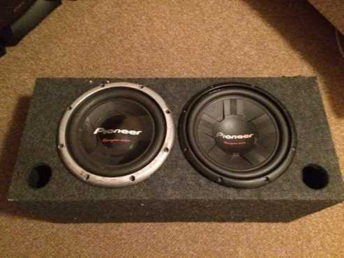 Pioneer 12quot Subs, XTC Amp and Targa Crossover