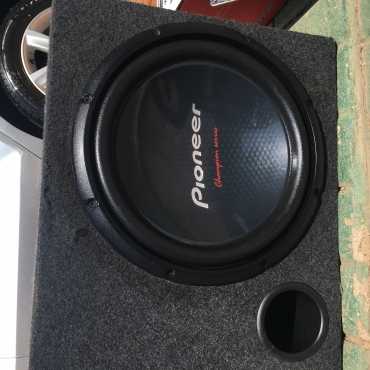 Pioneer 1400 Watt Sub and boom box