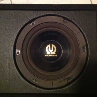 Pioneer 8inch to sub.