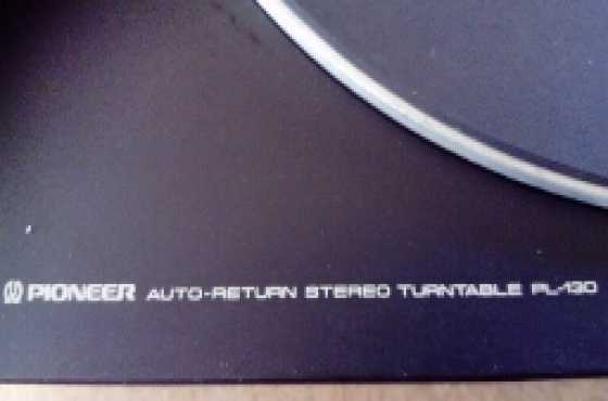 Pioneer auto-return stereo turntable pl-130
