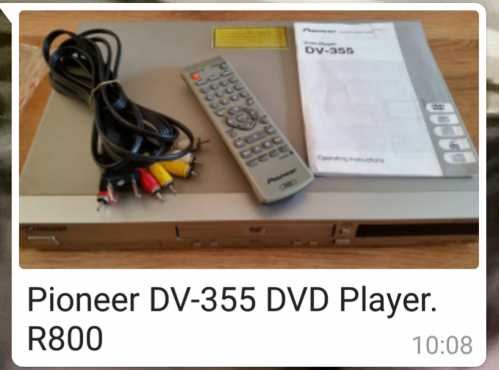 Pioneer DV-355 DVD Player