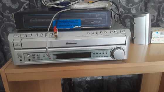Pioneer multi disk DVD player with surround sound
