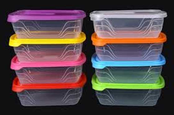 Plastic 1.5 litre airtight containers