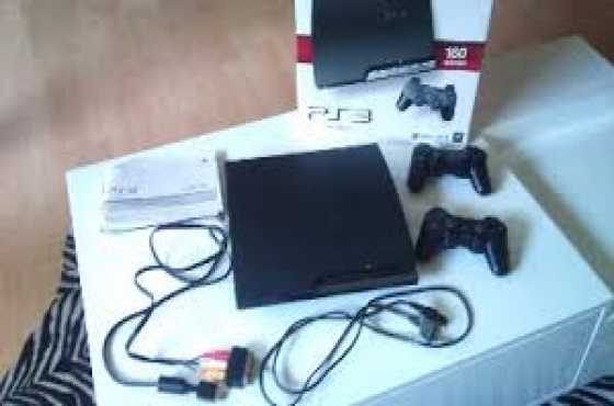 Play Station 3 with 2x wireless controllers amp 5x games