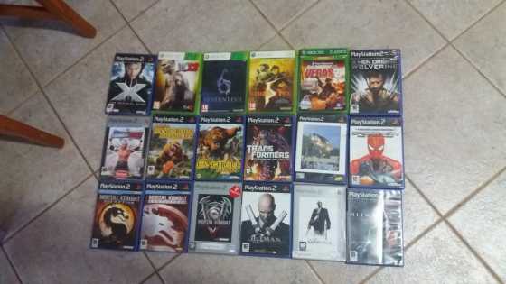 PlayStation 2 and xbox 360 games