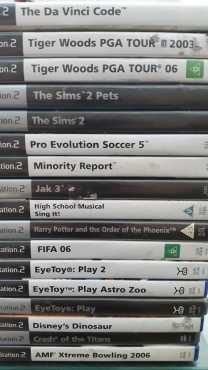 PLAYSTATION 2 GAMES FOR SALE.