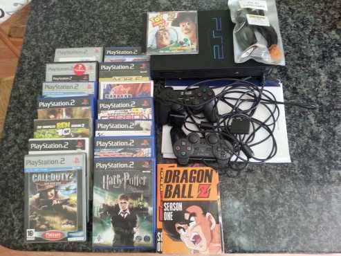 Playstation 2 with 16 games