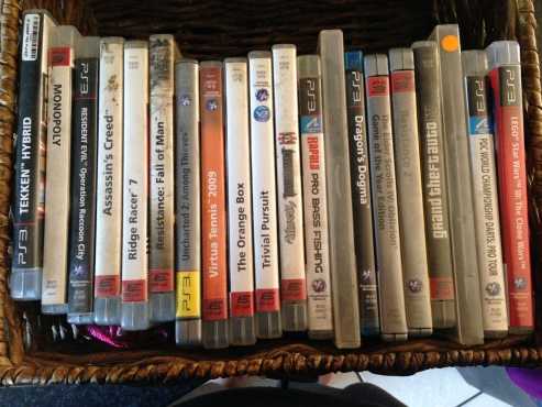 PlayStation 3 with games