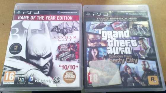 Playstation PS3 Games Batman and GTA