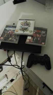 Playstation3 plus remote en 3 games