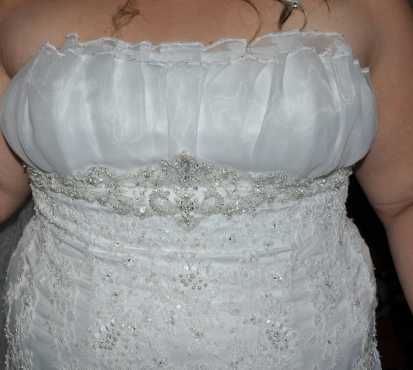 Plus size wedding dress