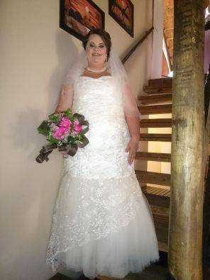 PLUS SIZE WEDDING DRESS - Vintage Dropped Waist