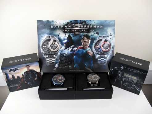 Police Limited Edition Batman vs Superman Watches