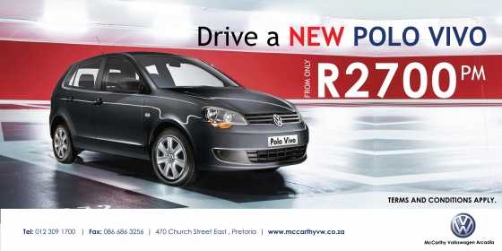 Polo Vivo  from R2700 pm