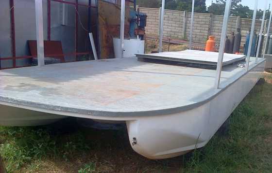 Pontoon boats GRP