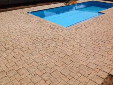 Pool paving