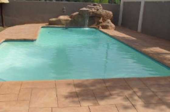 Pools, ponds, waterfalls, rock-art paving, rock-art walls, structures, dams and more