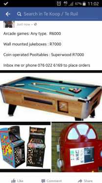 Pooltables