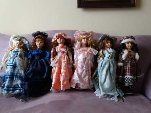 Porcelain Dolls - R200 each. Excellent condition