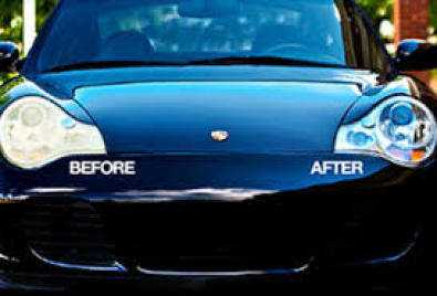 porsche headlight restoration