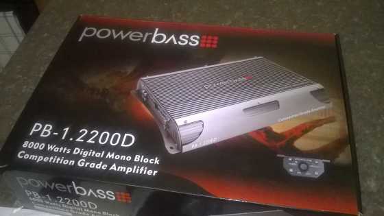 Powerbass PB 1.2200D monoblock