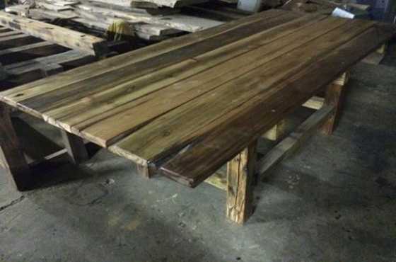 Pragtige hand gemaakte hout tafel te koop