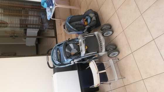 Pram and car seat