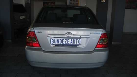 Pre owned 2005 Toyota caorolla 1.4 engine