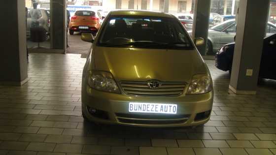 Pre owned 2006 Toyota Corolla 1.6i engine