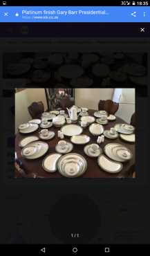 Presidential collection dinner set