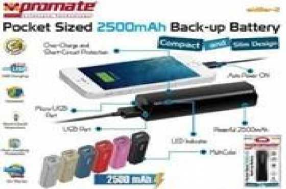 Promate AidBar-2 Universal Power Bank 2500 mAh