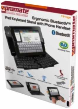 Promate Mirage iPad Ergonomic Bluetooth Keyboard Stand