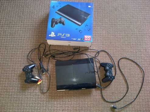 PS 3 with two remotes