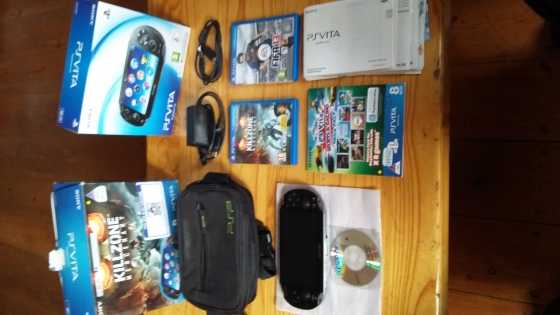 PS Vita Wi-Fi console in Excellent condition