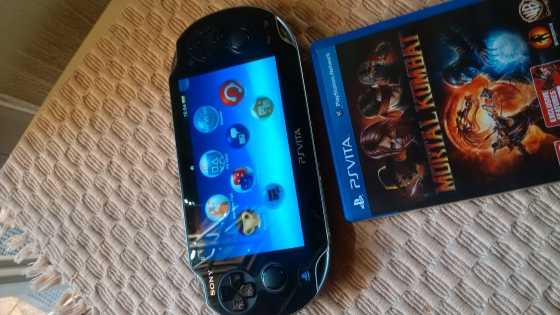 Ps Vita wifi  game and 4gb memory card