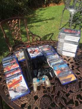 PS2 with 30 games