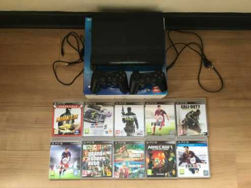 PS3 320GB 2 Controllers and 10 amzing games Sealed