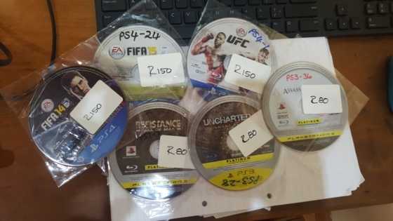 Ps3 and Ps4 Games