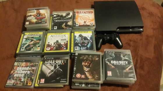 PS3 and WII and 40 games