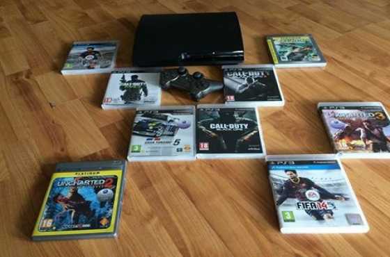 PS3 including 8 games