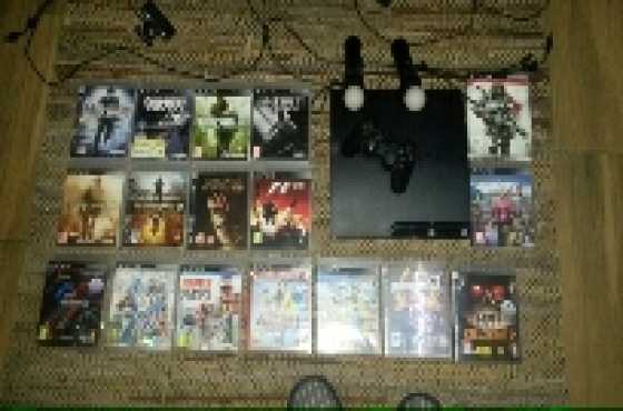 ps3  slim line  extras