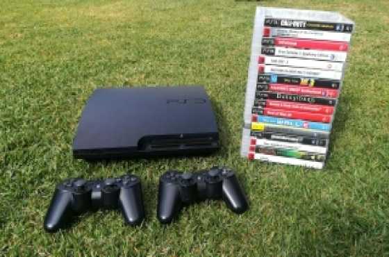 PS3 System 160GB   18 Games