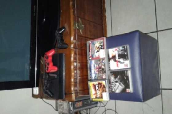 PS3 with 7 games to swop or sell