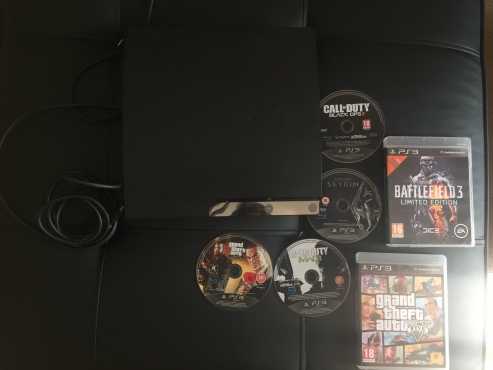 PS3 with games and one controller - great buy