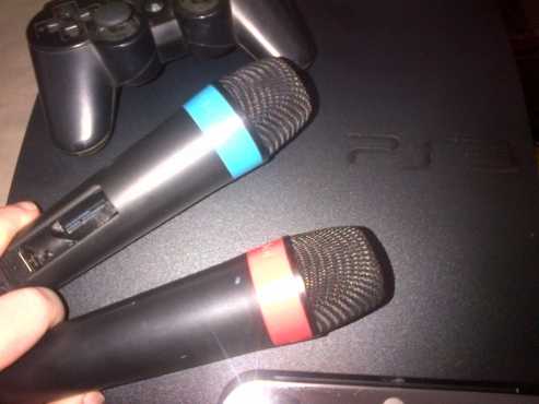 PS3 with singstar mics